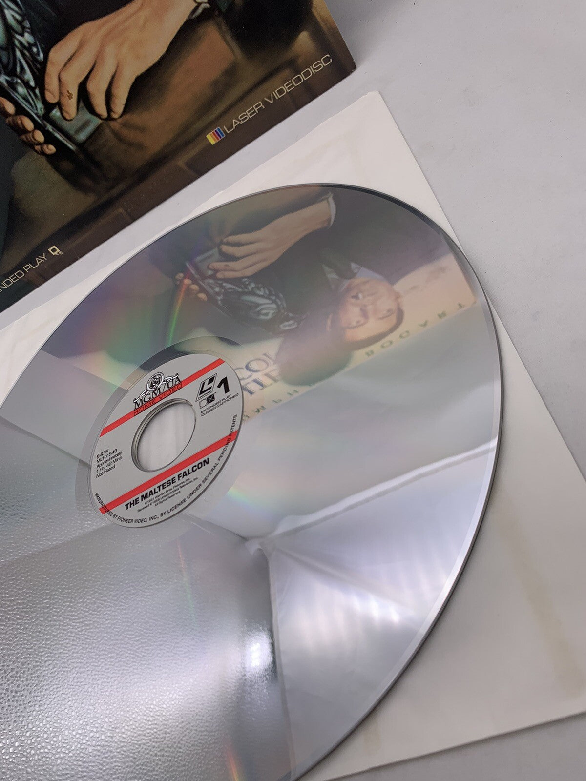 The Maltese Falcon (Laserdisc, 1989)  Black and White 1941 Film - Tested