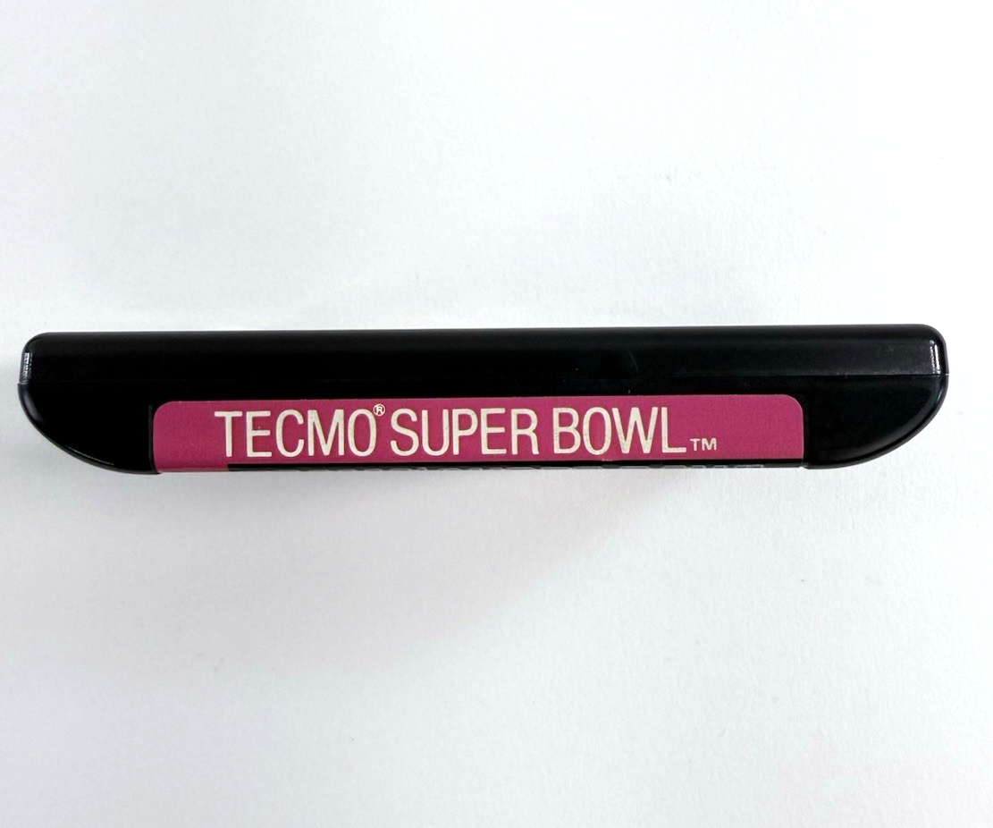 Tecmo Super Bowl (Sega Genesis, 1993) Game, Case, Manual - Tested and Working