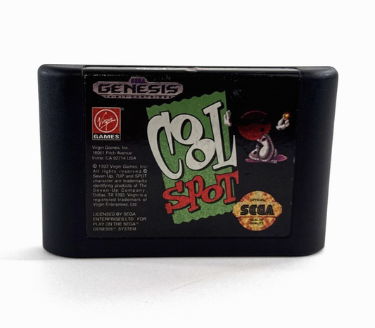 Cool Spot (Sega Genesis, 1993) Game Cartridge - Tested and Working