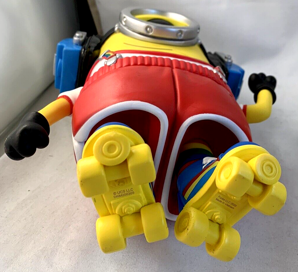 Funko Pop! Movies: Minions: Rise of Gru 10" Roller Skating Stuart Figure #906