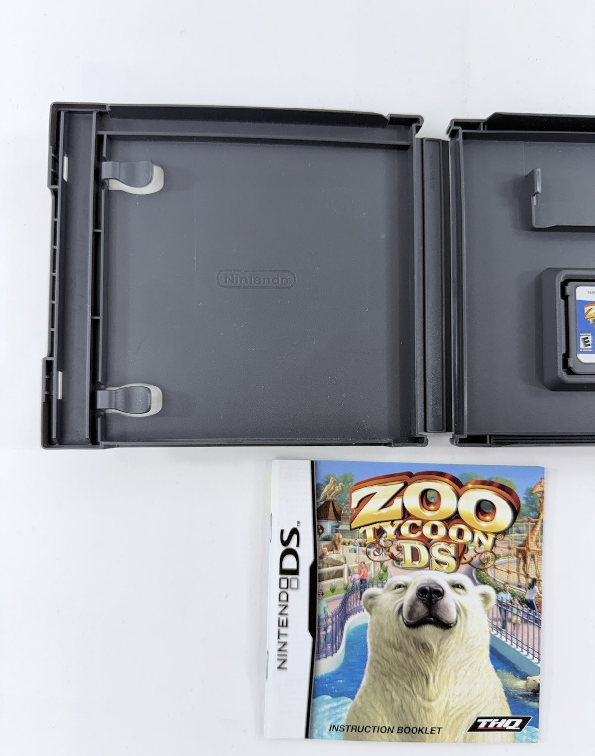 Zoo Tycoon DS (Nintendo DS, 2005) Game Case Manual - Tested and Working