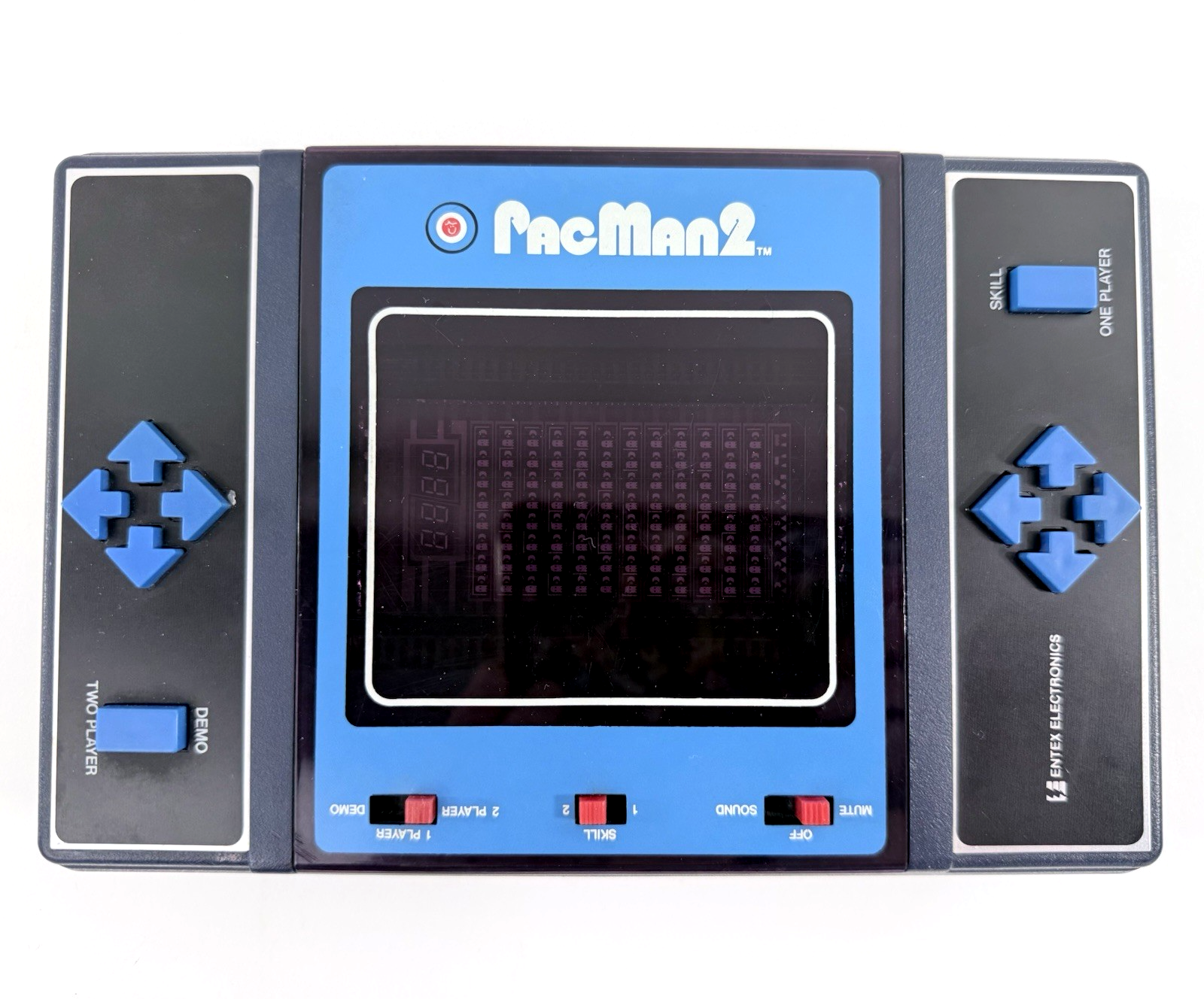 Entex Electronics 1981 Pac-Man 2 Handheld Game - Tested and Working