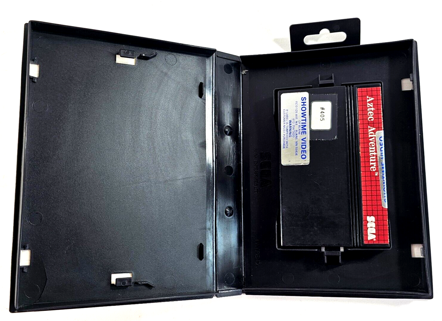 Aztec Adventure (Sega Master System, 1988) Game and Case - Tested - Read