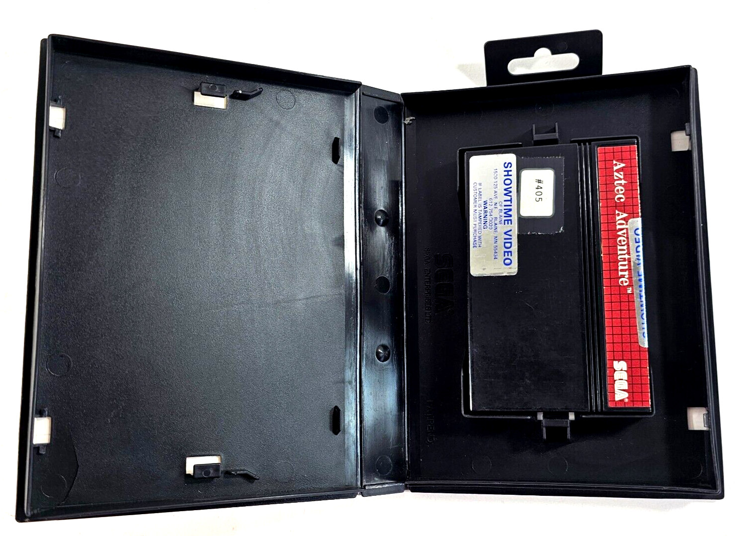 Aztec Adventure (Sega Master System, 1988) Game and Case - Tested - Read