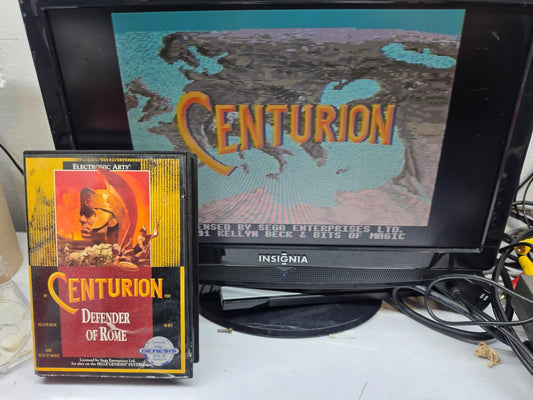 Centurion: Defender of Rome (Sega Genesis, 1991) Game and Case - Tested