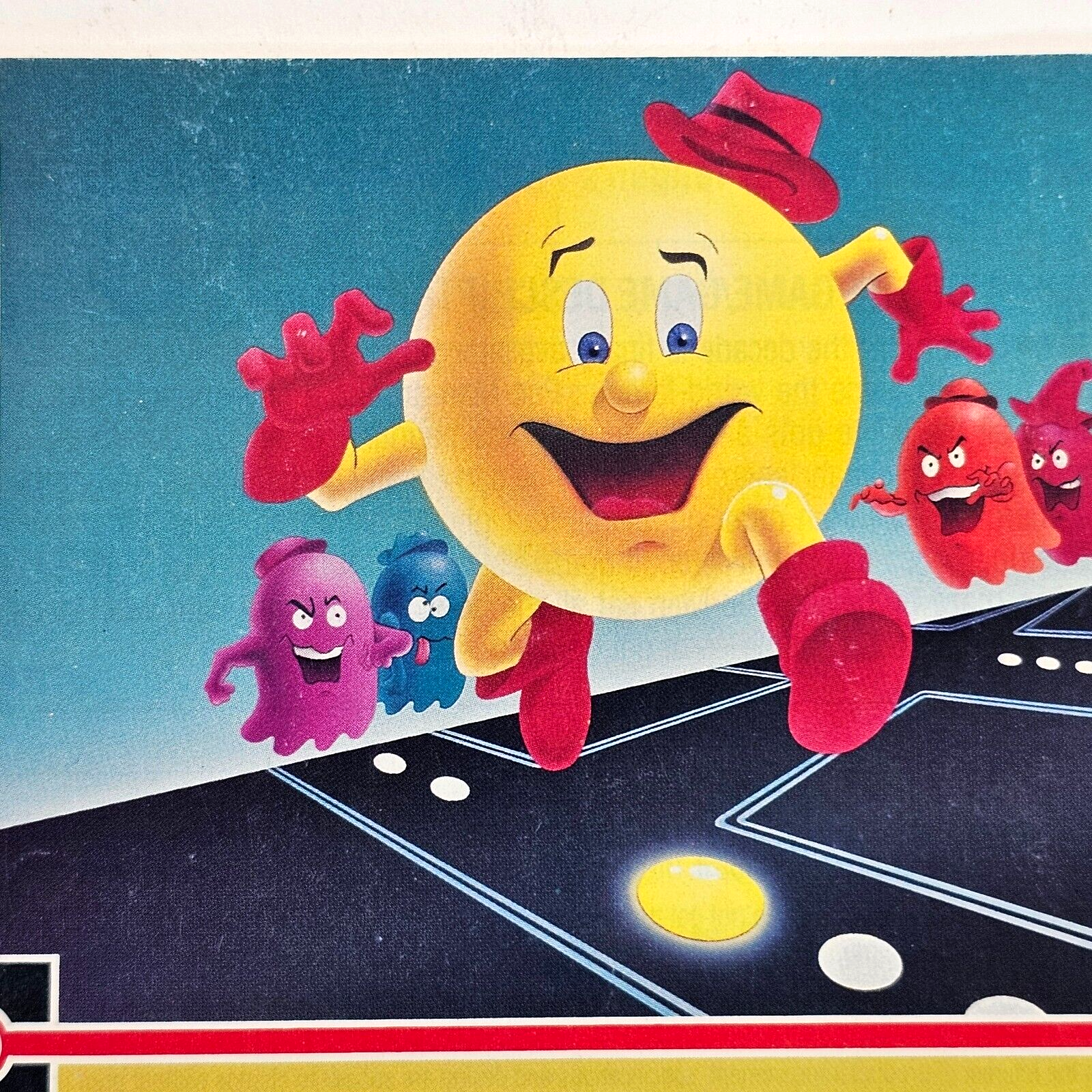 PAC-MAN (Nintendo Entertainment System, 1990) Gold Instruction Booklet Only