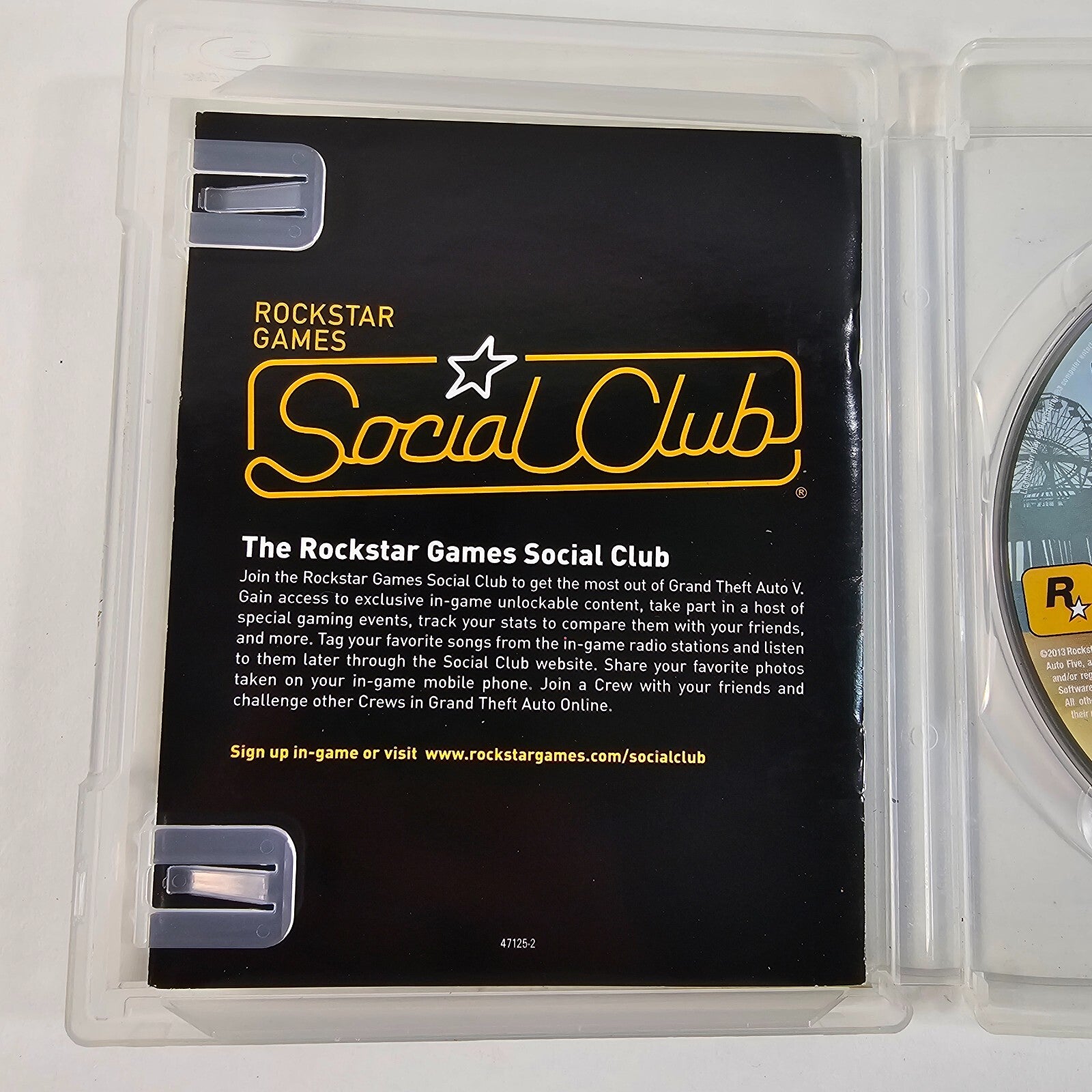 Grand Theft Auto 5 (Sony PlayStation 3, 2013) Game Case Manual - Complete/Tested