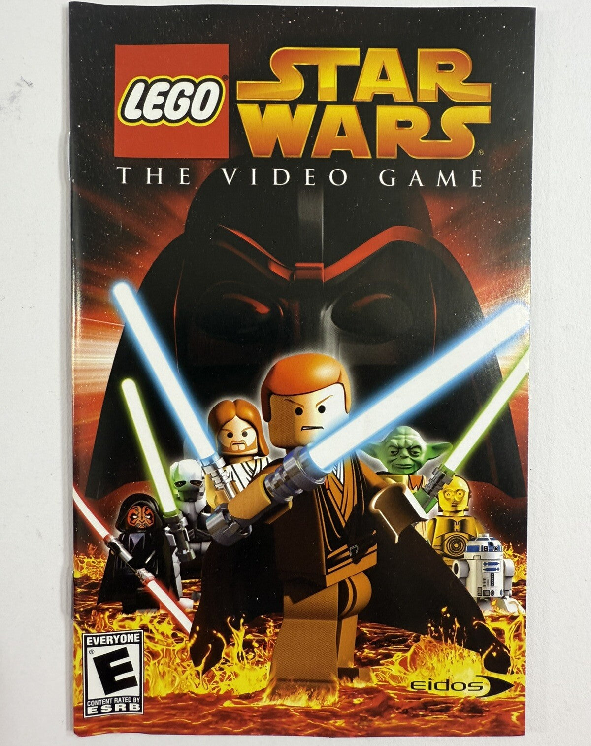 LEGO Star Wars: The Video Game (PlayStation 2, 2005) Game Case Manual - Tested