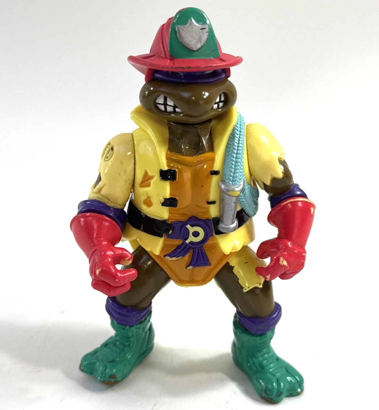 Playmates 1991 Teenage Mutant Ninja Turtles Hose Em Down Don with Hose