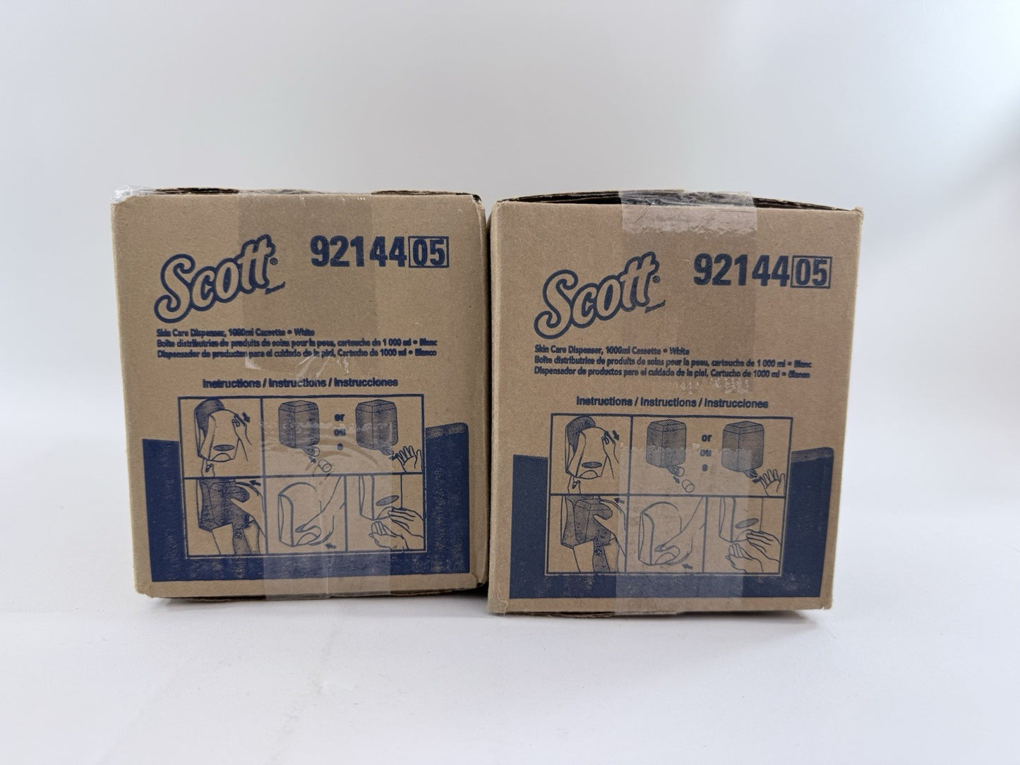 Scott Essential Skin Care White Soap Dispenser 92144 (Bundle of 2)