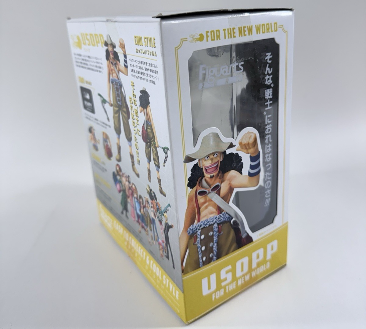 Bandai Figuarts Zero One Piece 6"  Usopp Figure New World Ver. with Box - Read