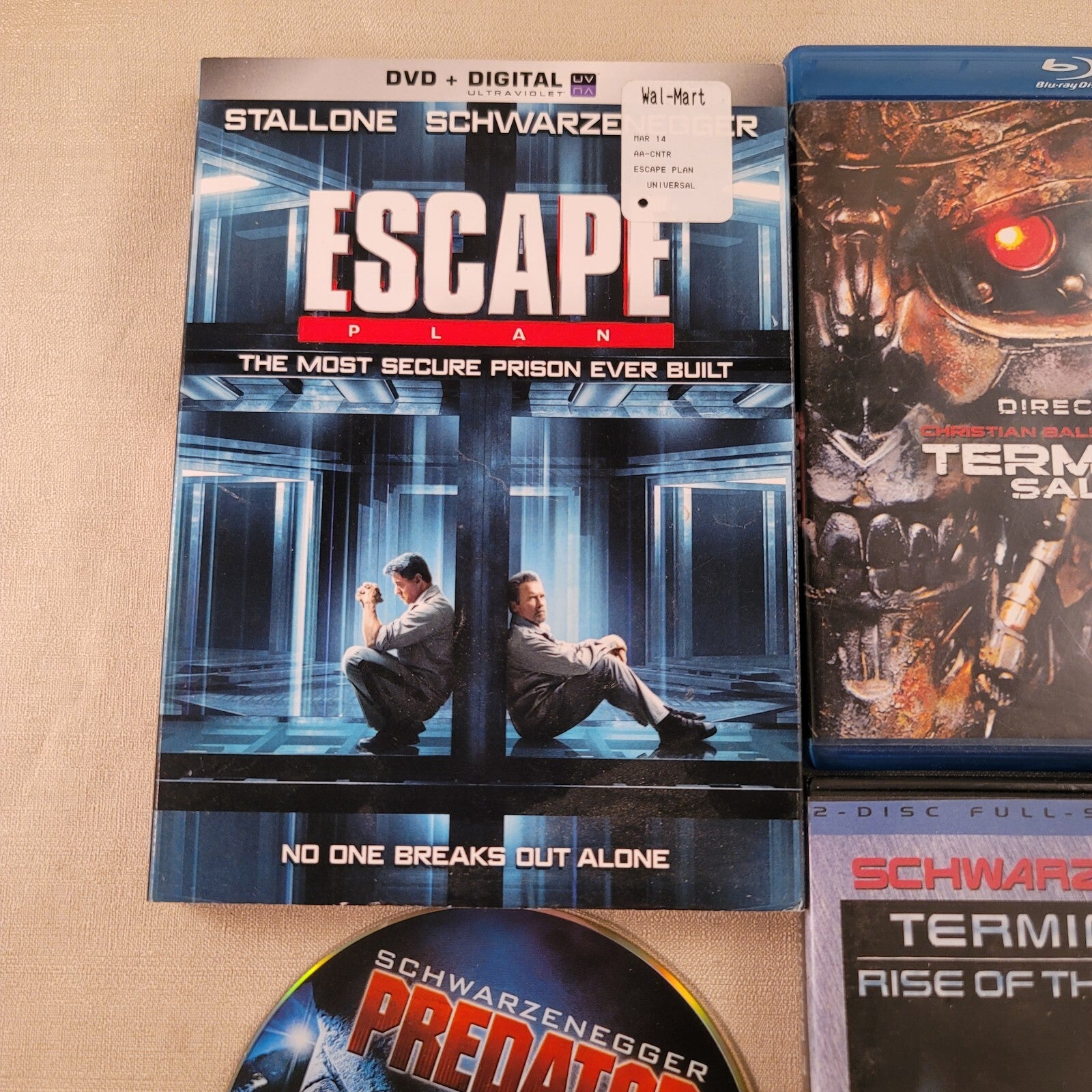 Terminator 3 Schwarzenegger Movie Lot Predator Escape Salvation DVD
