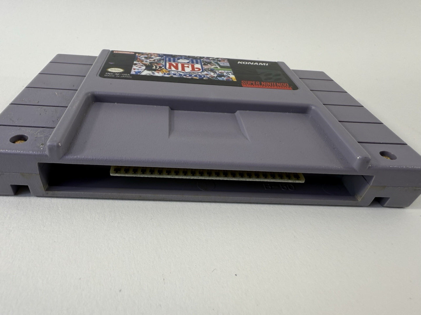 NFL Football (Super Nintendo Entertainment System, 1993) Game Cartridge - Tested