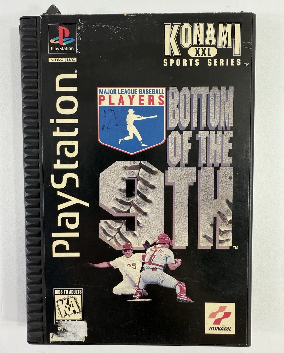 Bottom of the 9th [Long Box] (PlayStation 1, 1996) Game Case Manual - Tested