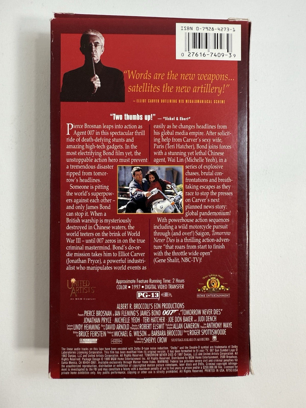 Tomorrow Never Dies (VHS Bundle) The World Is Not Enough - Pierce Brosnan 007