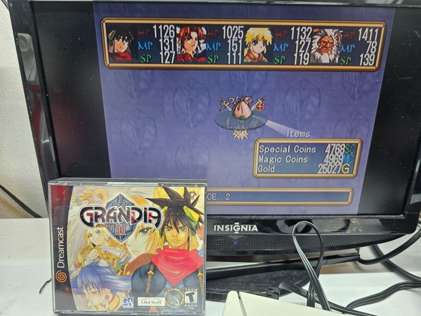 Grandia II (Sega Dreamcast, 2000) Game, Case, Manual, Soundtrack, Registration