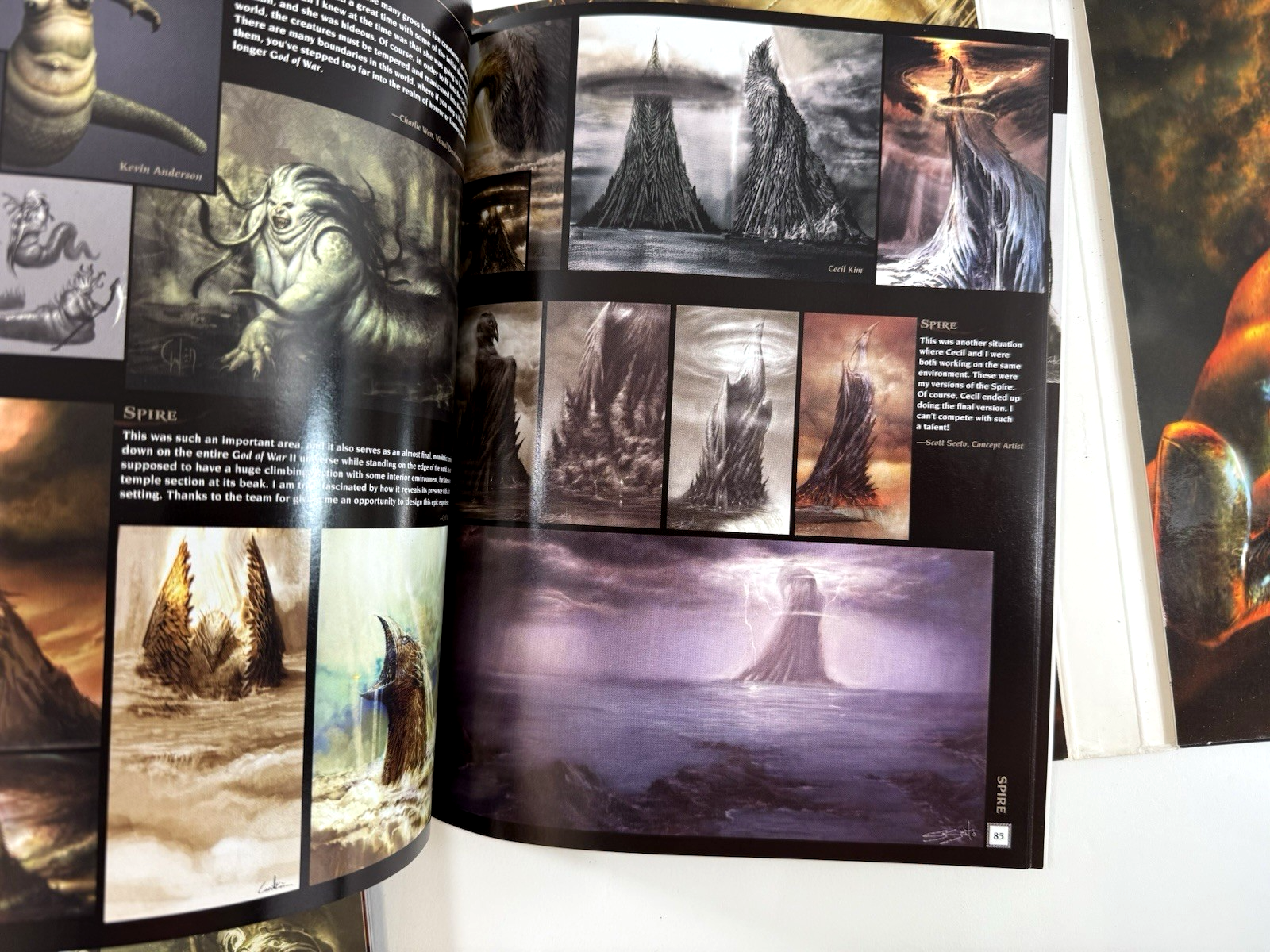 God of War II Limited Edition Strategy Guide, Art Book, Poster -2007, BradyGames