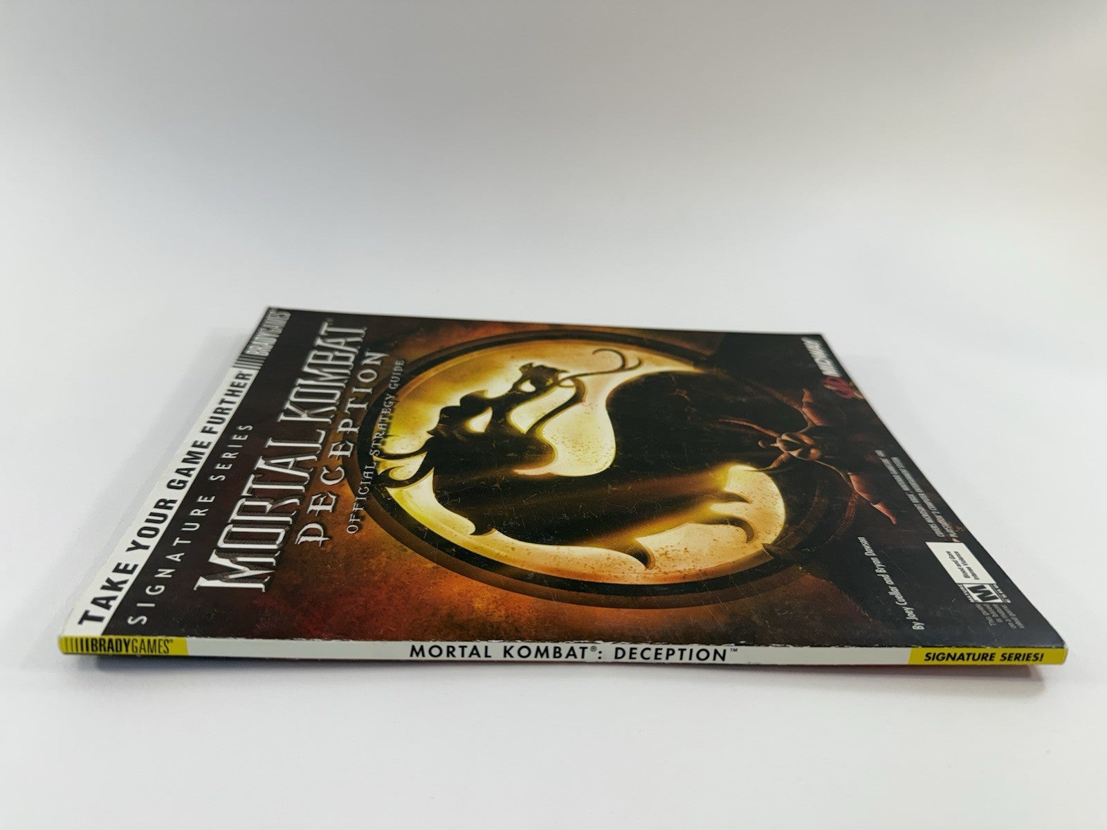 Mortal Kombat Deception Strategy Guide (Paperback, 2004) with Poster Brady Games