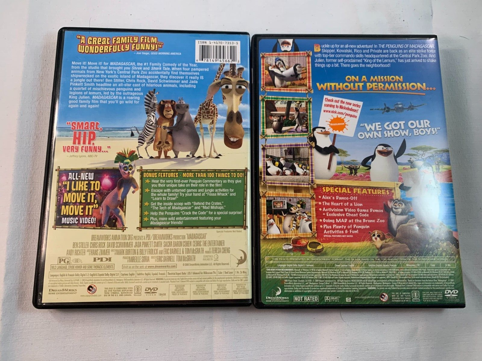 Madagascar/The Penguins of Madagascar (DVD bundle)