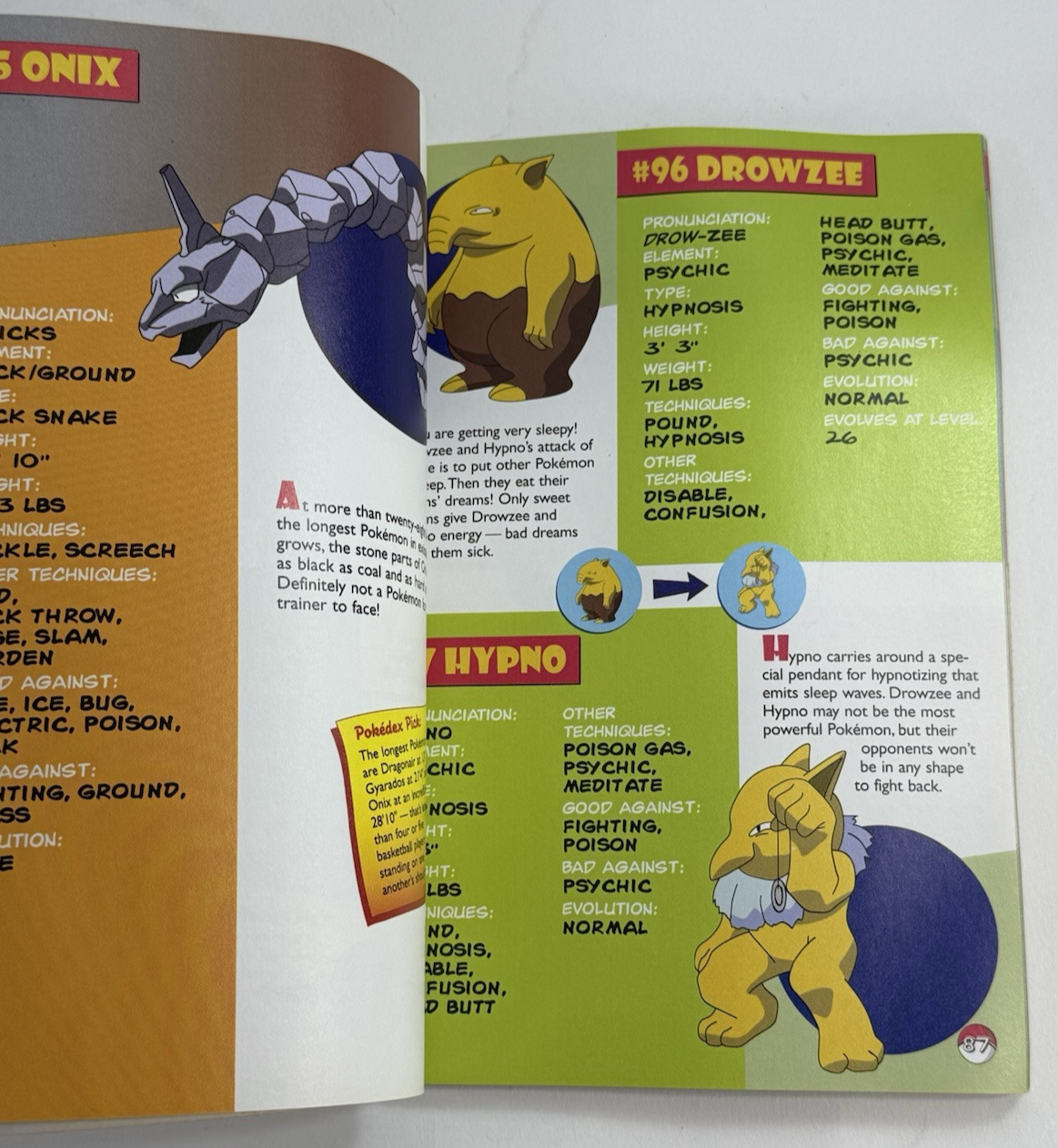 Official Pokemon Handbook by Maria S. Barbo (1999, Trade Paperback) No Poster