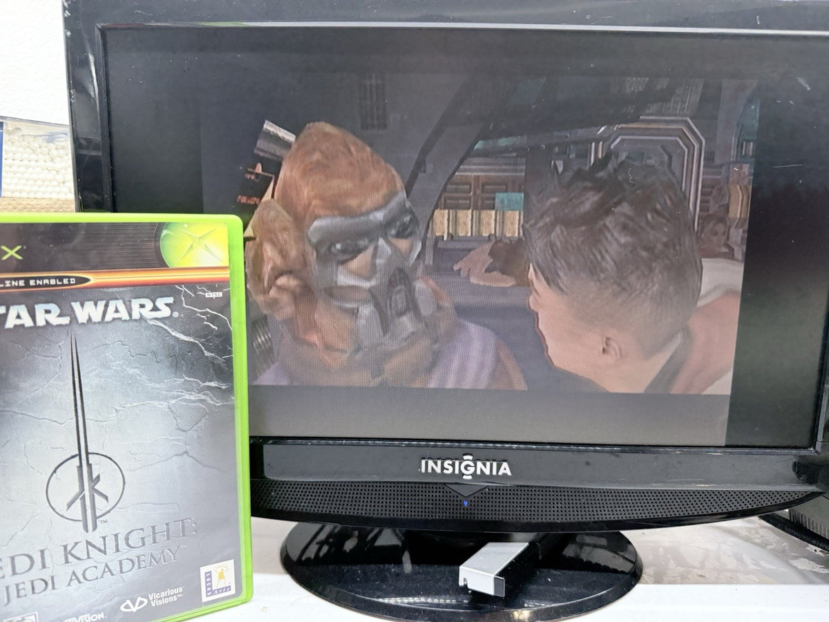 Star Wars Jedi Knight: Jedi Academy (Xbox, 2003) Game Case Manual Registration