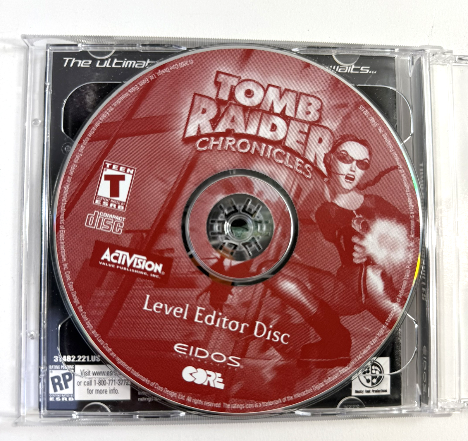 Tomb Raider: Chronicles (PC, 2000) Game Discs, Case, Install Manual - Tested
