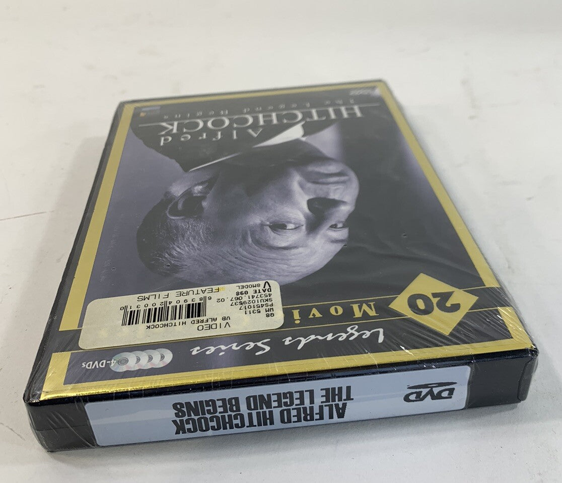 Alfred Hitchcock: The Legend Begins - 20 Film Set (DVD, 2007, 4-Disc Set) New