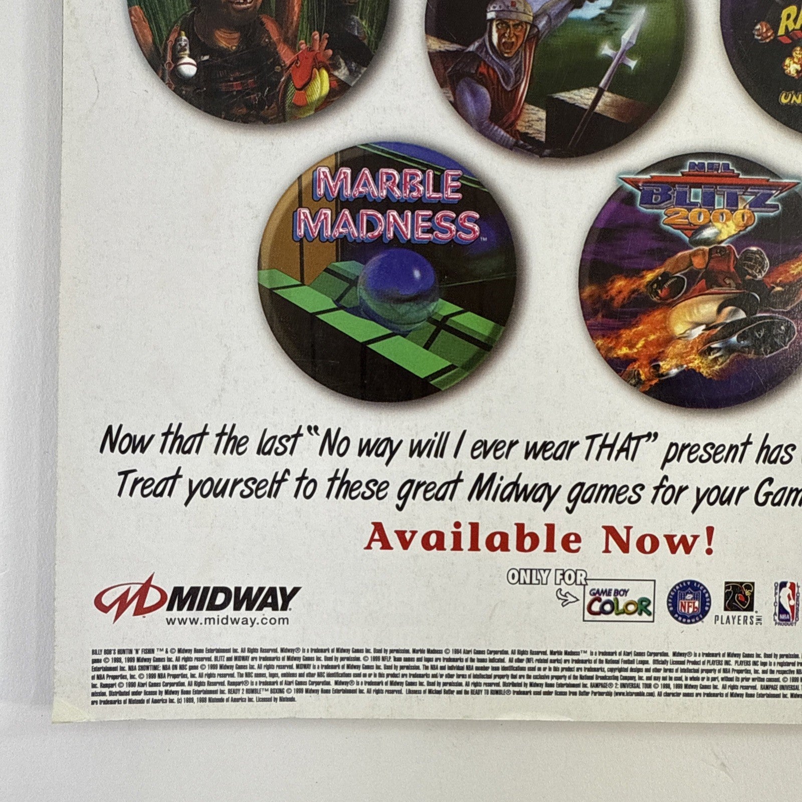 Nintendo Power (Vol. 129, Feb '00) Disney's Tarzan w/ Pro Skater Poster, Comic