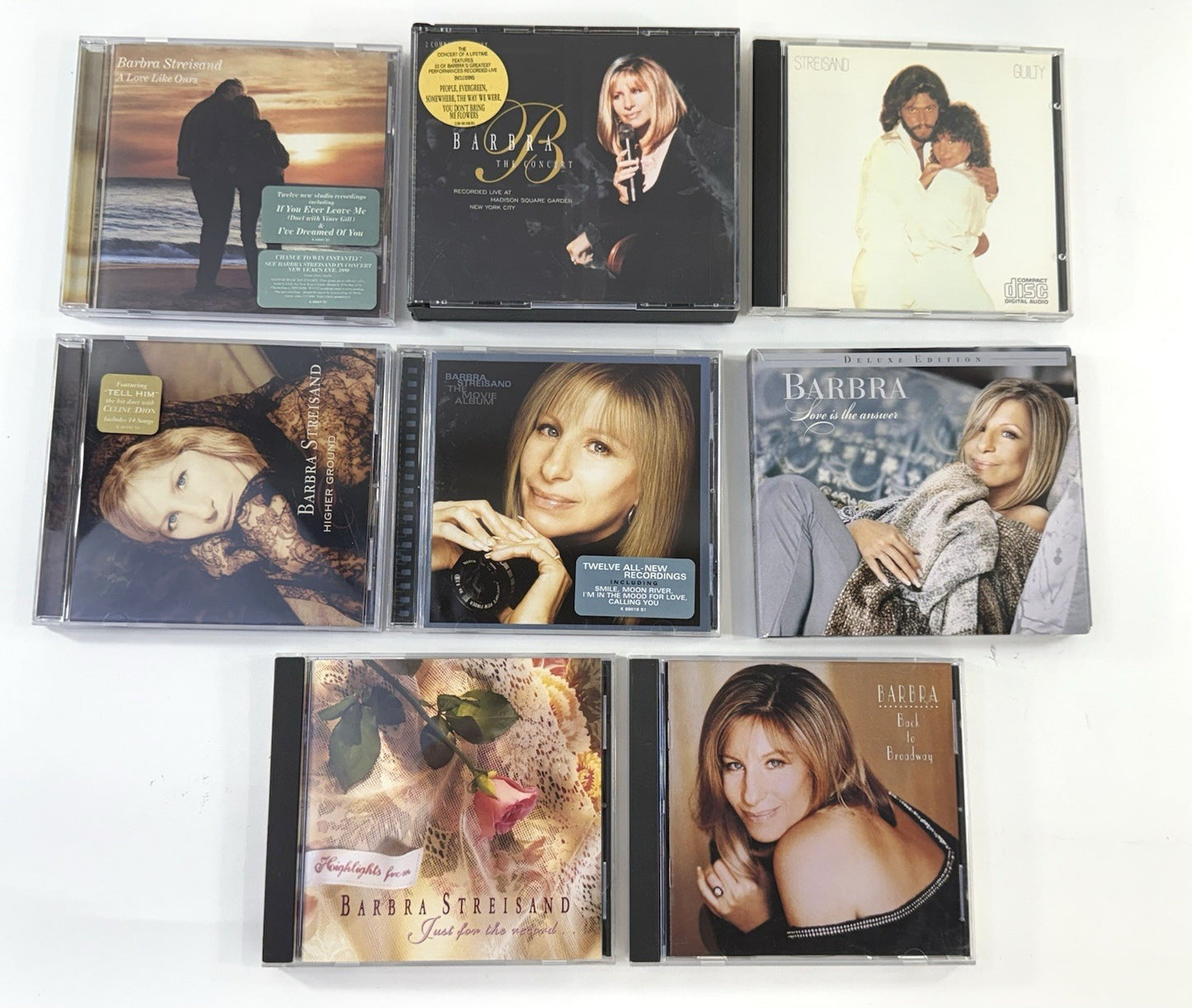 Back to Broadway by Barbra Streisand (CD Bundle) The Concert, Higher Ground +5