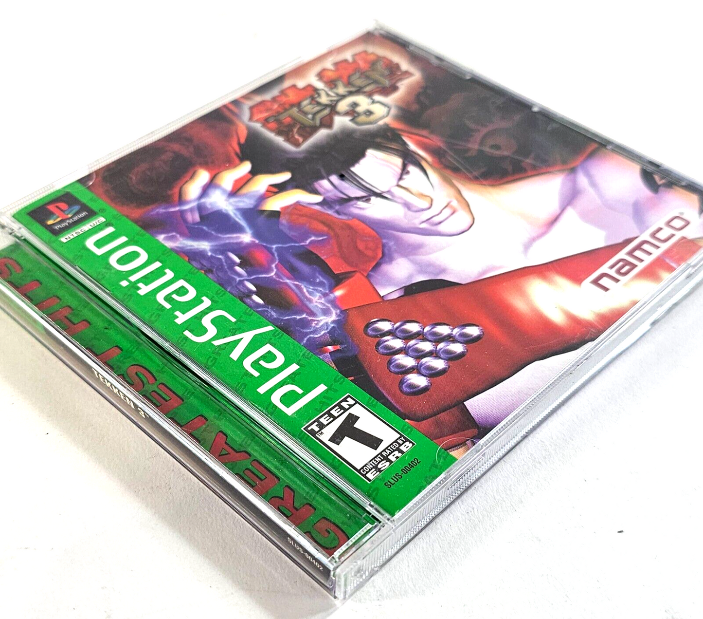 Tekken 3 (Sony PlayStation 1, 1998) Game Case Manual Registration - Tested