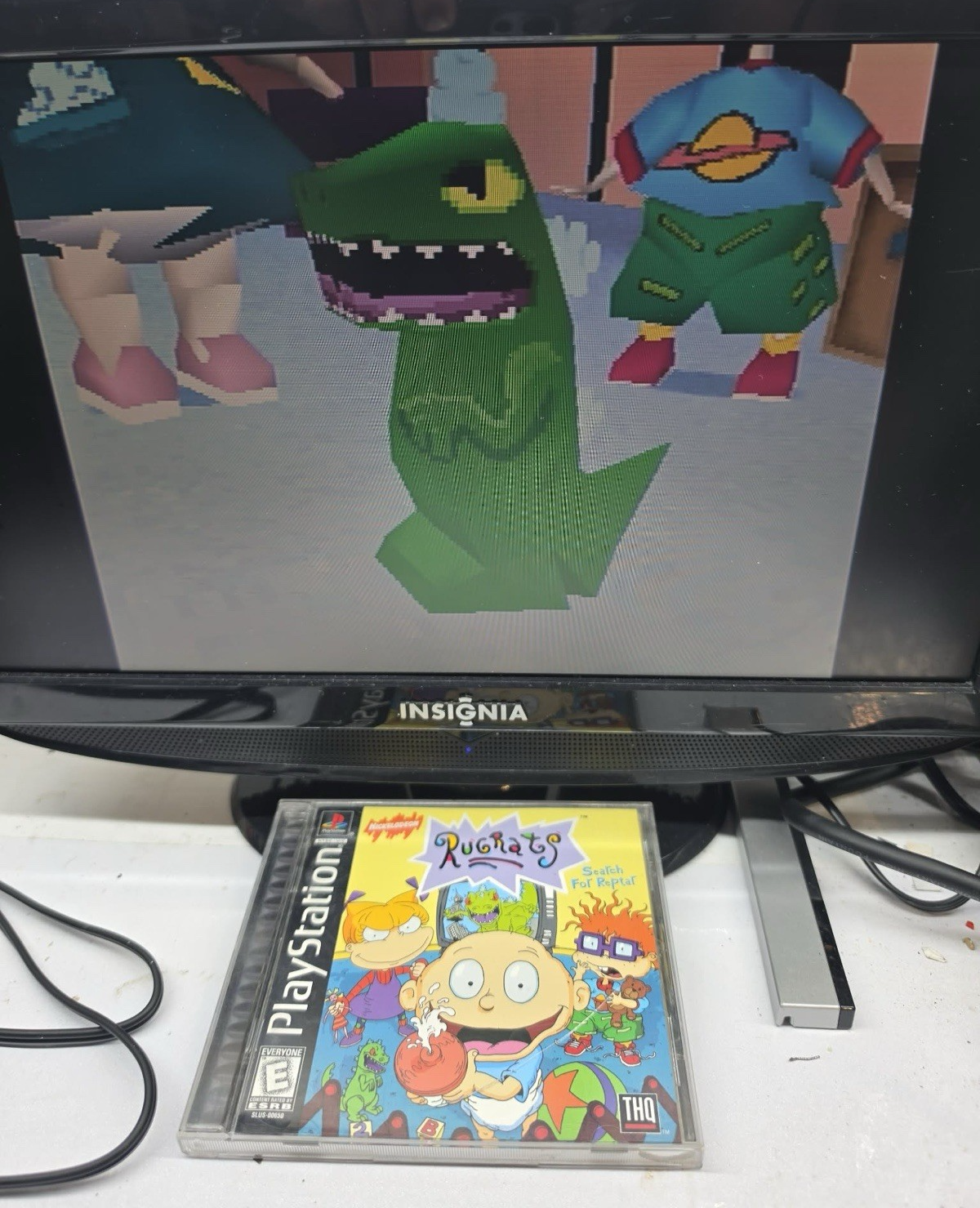 Rugrats: Search for Reptar (PlayStation 1, 1998) Game Case Manual Registration