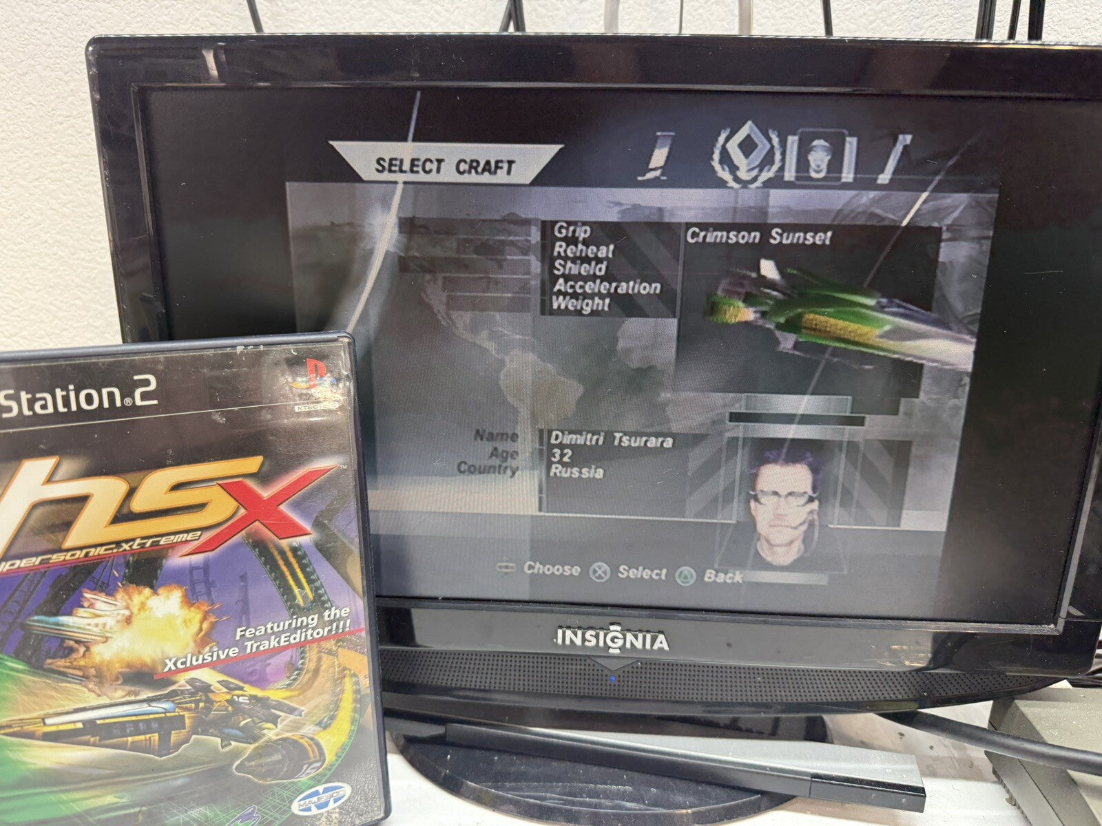 Hypersonic.Xtreme HSX (PlayStation 2, 2003) Game Case Manual - Tested