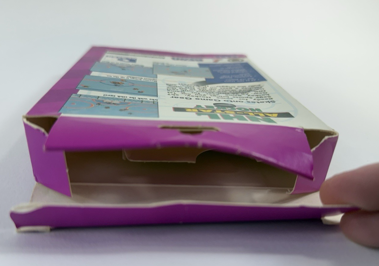 NHL All-Star Hockey (Game Gear, 1995) Box, Manual, Registration, Insert Only