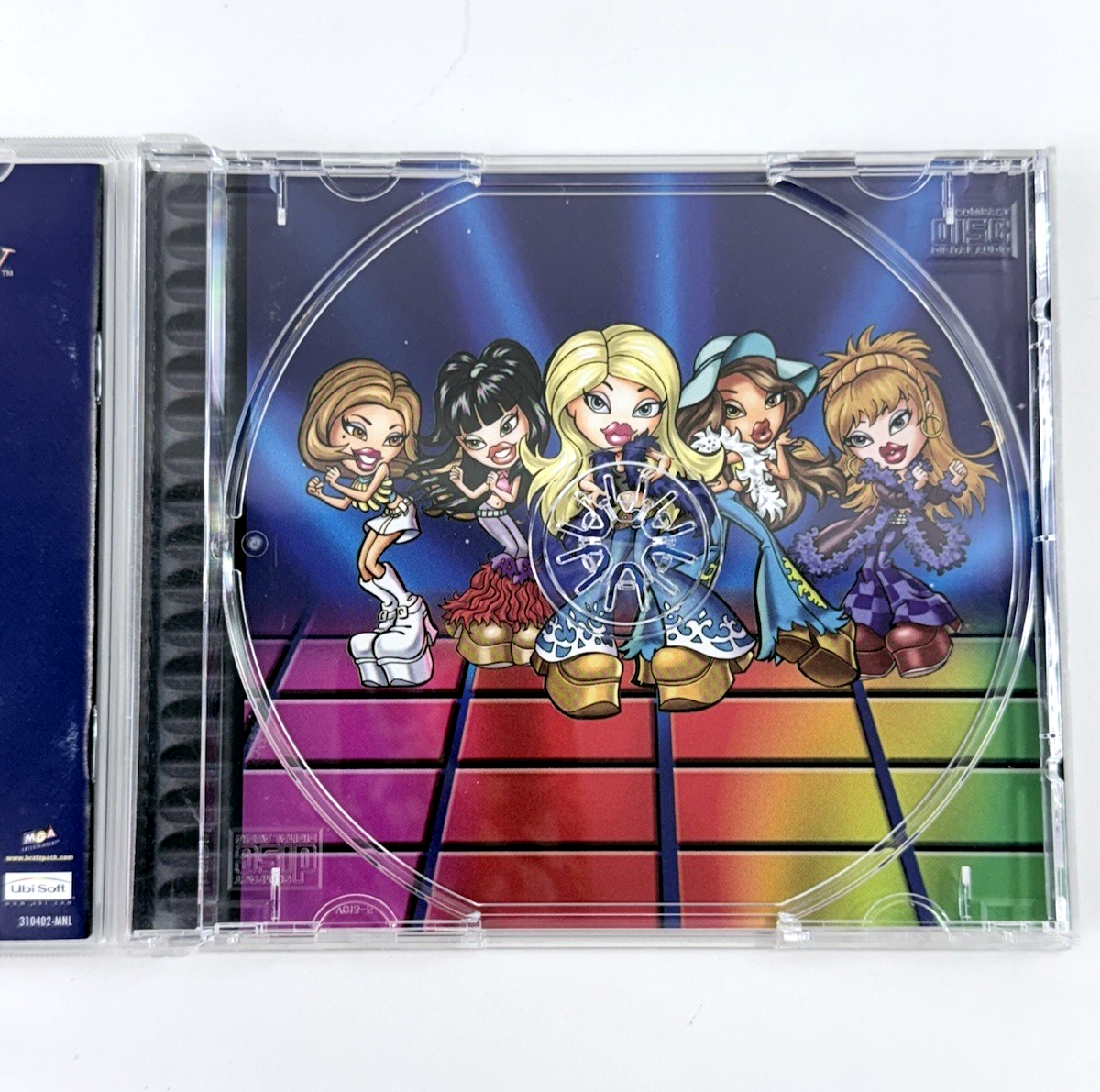 Bratz (Sony PlayStation 1, 2003) Game Case Manual Registration - Tested