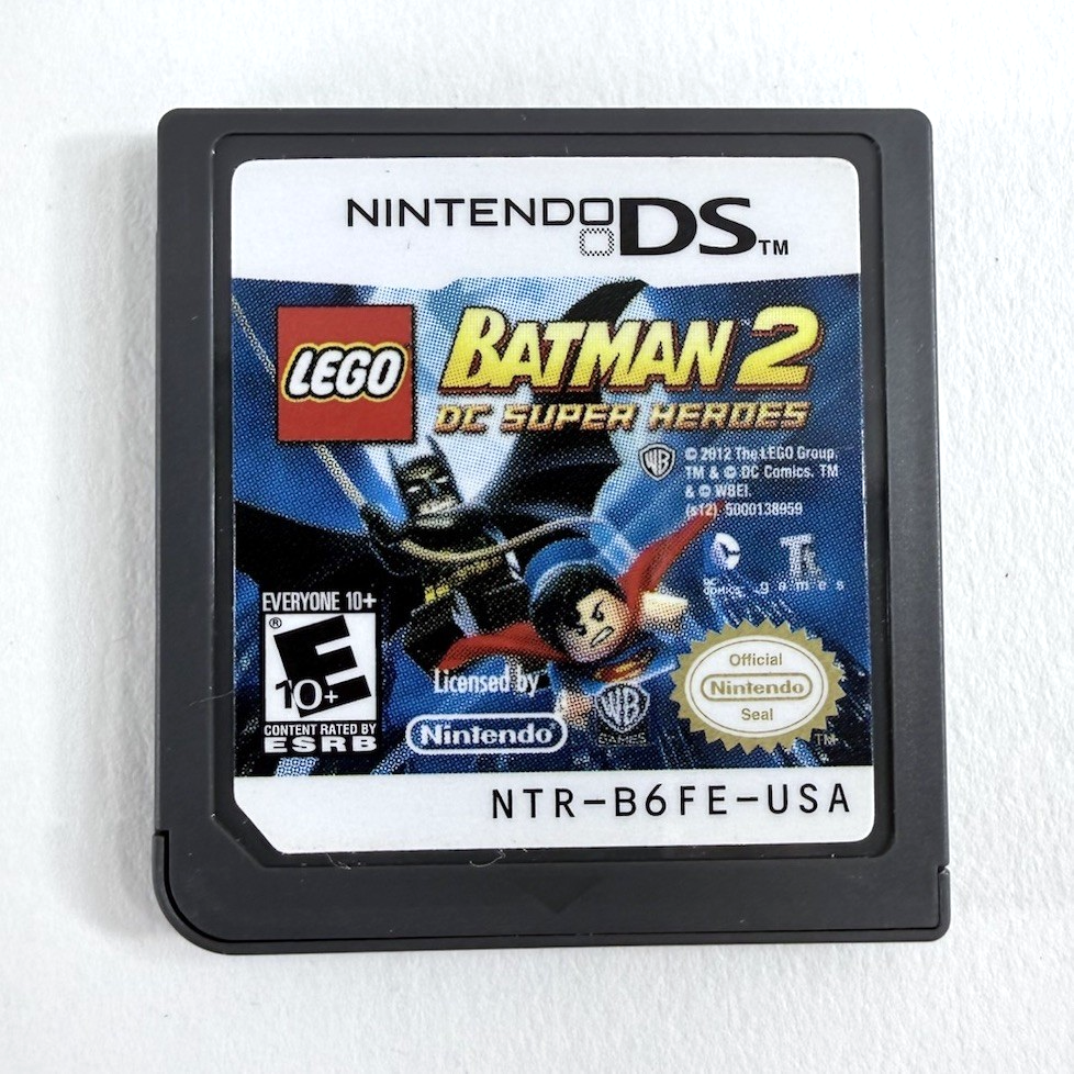Lego Batman 2: DC Heroes (Nintendo DS, 2012) Game Case Manual Insert - Tested