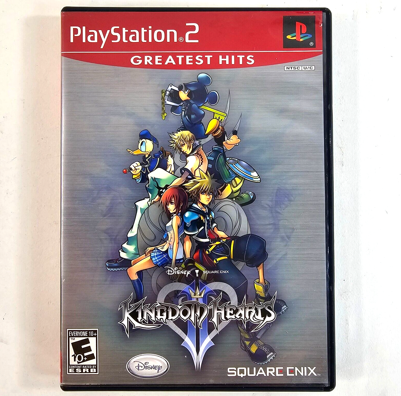 Kingdom Hearts II (PlayStation 2, 2006) Game and Case - Greatest Hits