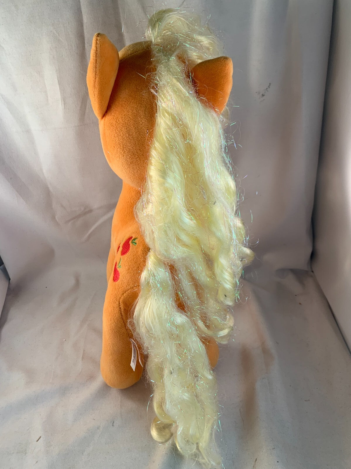 Ty Sparkle My Little Pony Applejack & Rarity Plush Pony Unicorn 15"