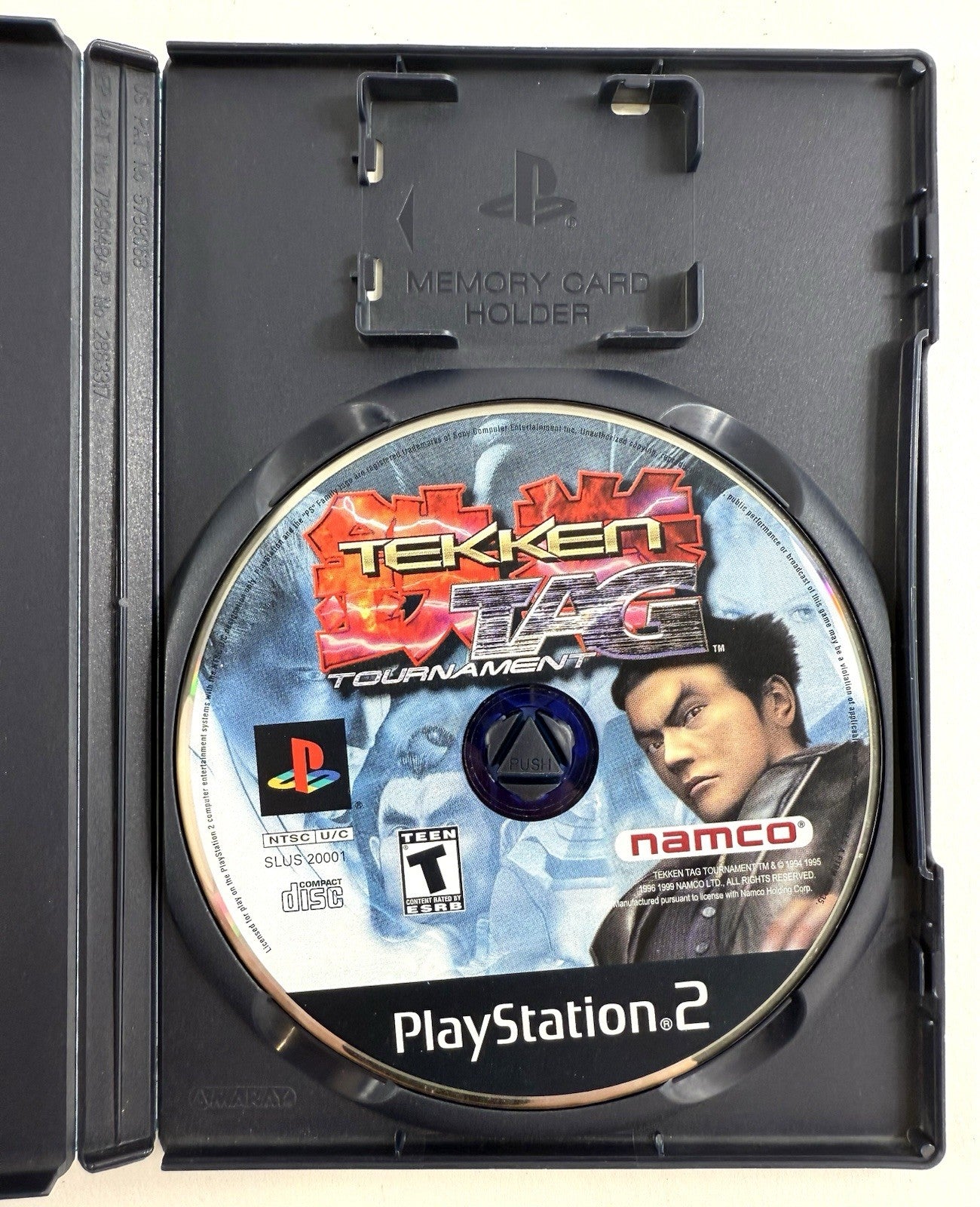 Tekken Tag Tournament Greatest Hits (Sony PlayStation 2, 2002) Game and Case