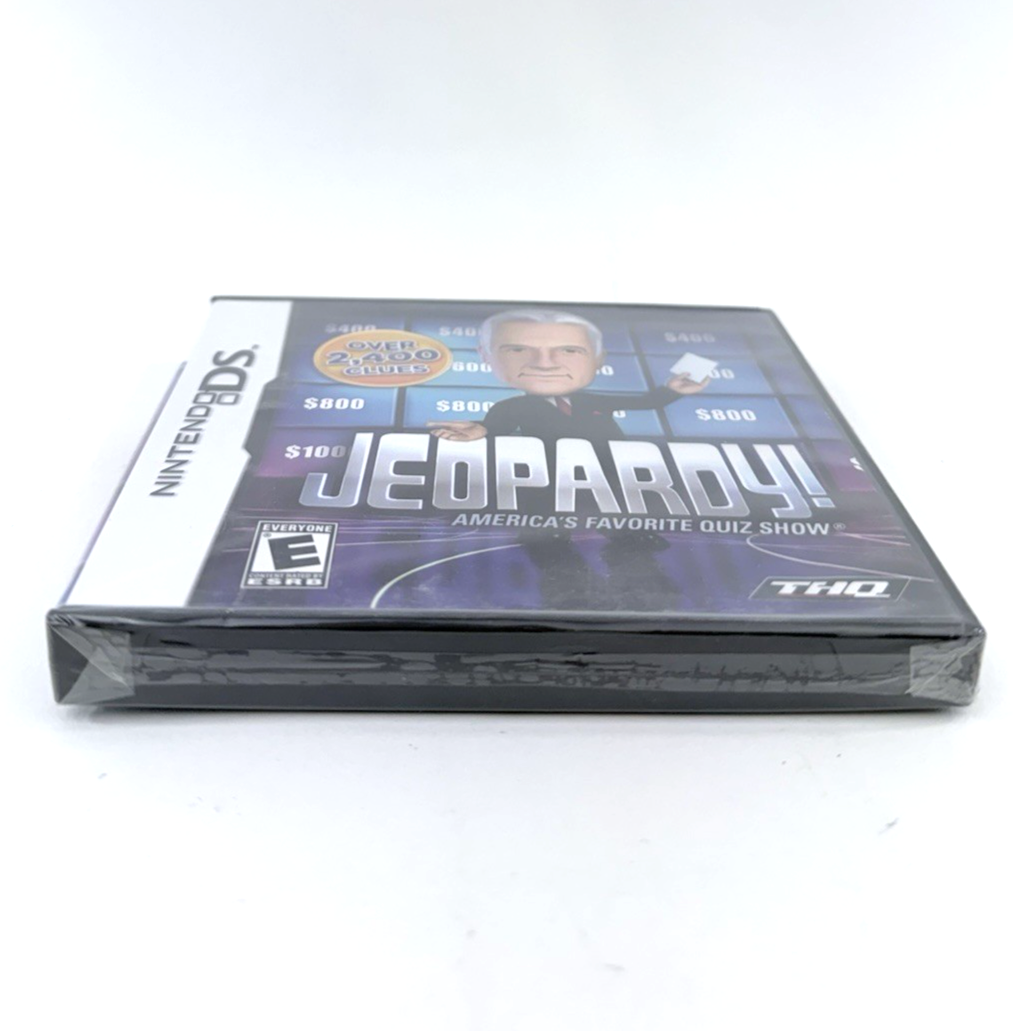 Jeopardy (Nintendo DS, 2010) New, Factory Sealed Alex Trebek Quiz Game