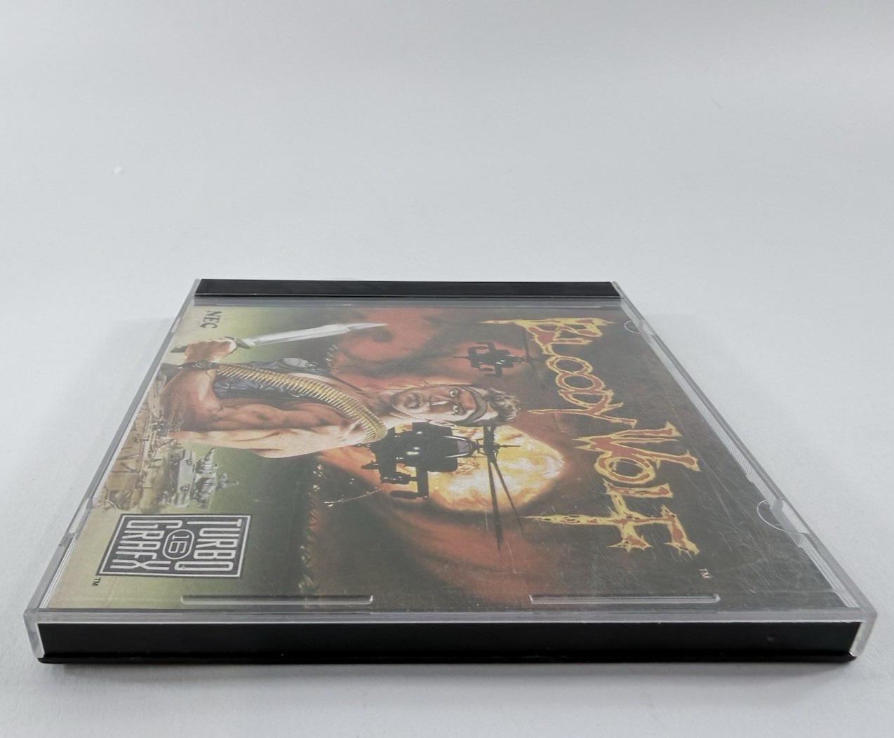 Bloody Wolf (TurboGrafx-16, 1990) Game, Case, and Manual - Tested and Working