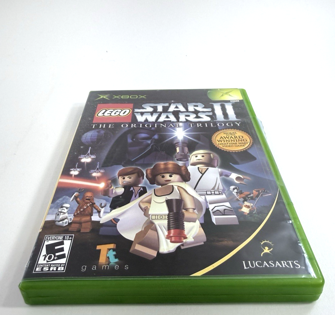 LEGO Star Wars II: The Original Trilogy (Microsoft Xbox, 2006) Game and Case