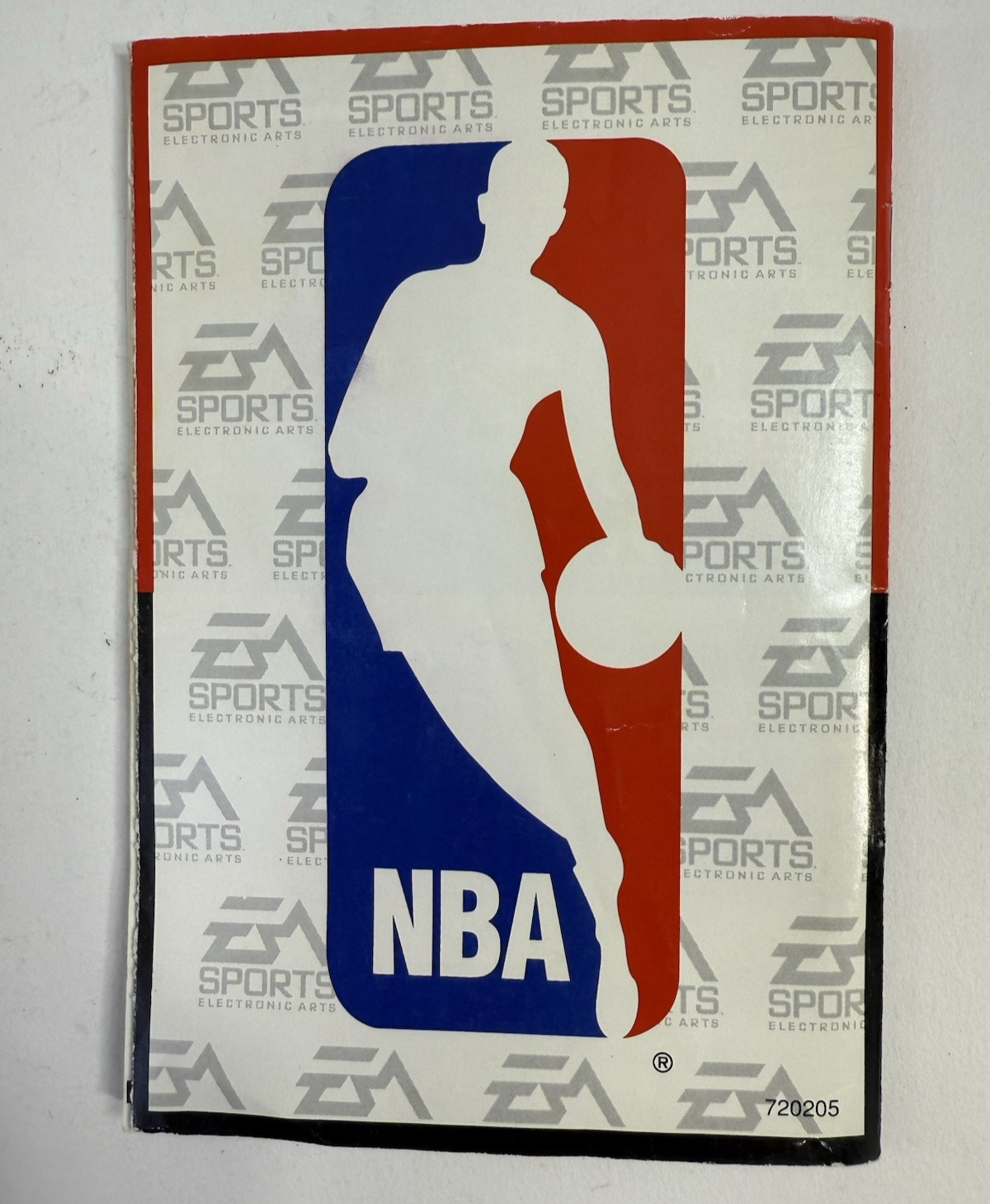 Bulls vs. Blazers and the NBA Playoffs (Sega Genesis, 1993) Game, Case, Manual