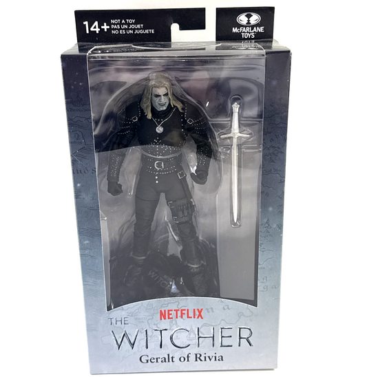 McFarlane Toys 2022 Netflix Witcher WV2 7" Geralt of Rivia Witcher Mode Figure