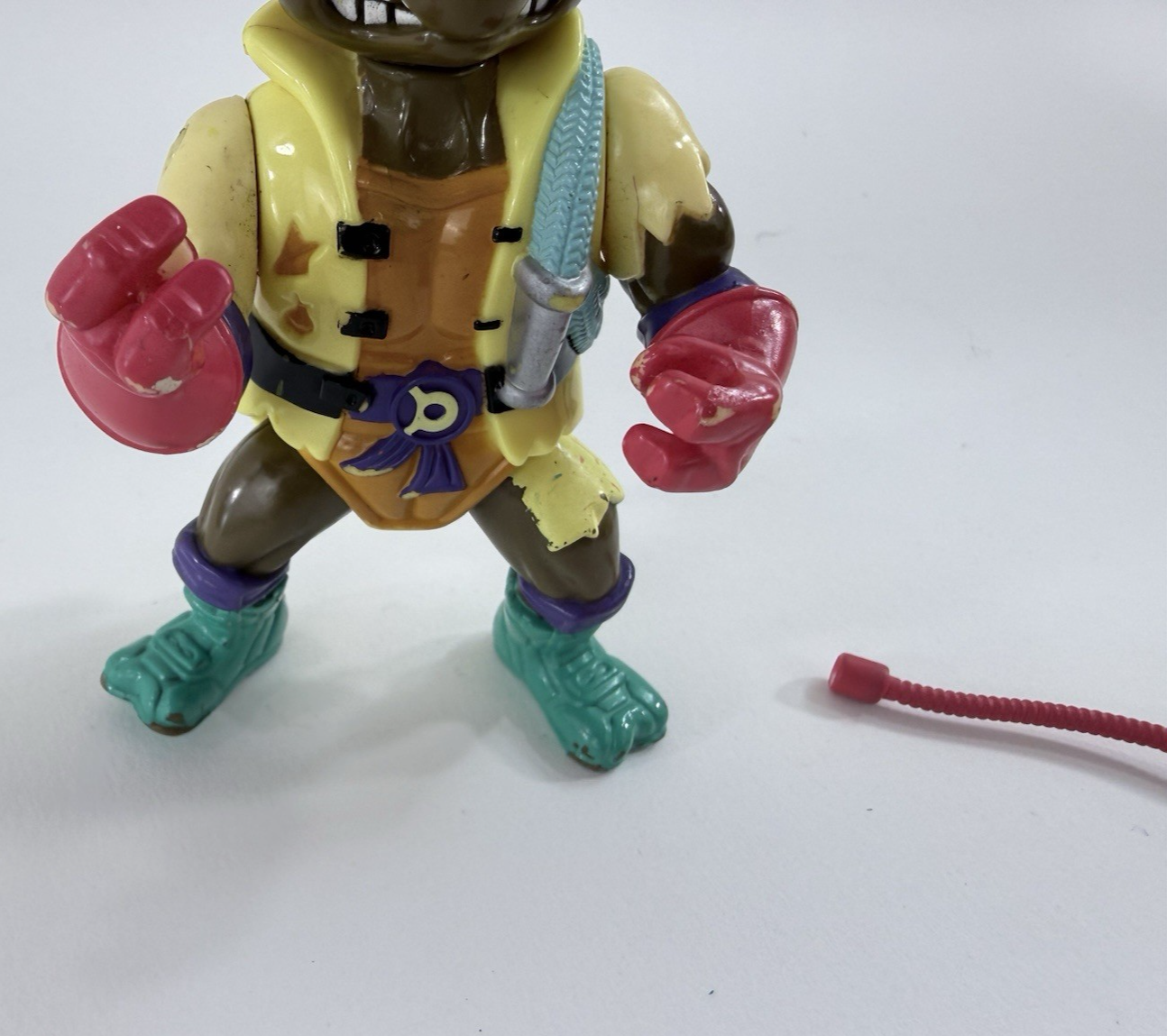 Playmates 1991 Teenage Mutant Ninja Turtles Hose Em Down Don with Hose