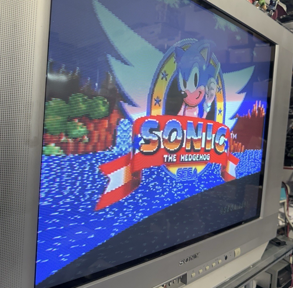 Sonic the Hedgehog (Sega Genesis, 1991) Not For Resale Game Cartridge - Tested