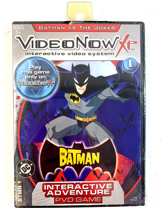 Interactive Adventure: Batman vs. The Joker ( VideoNow XP, 2005) New, Sealed PVD