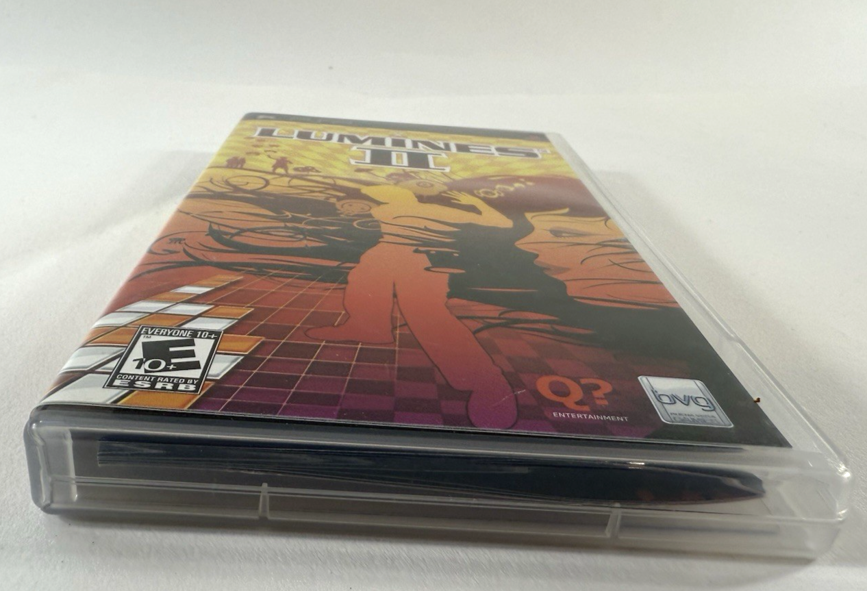 Lumines II (Sony PSP, 2006) Game, Case, Manual, Registration Card - Tested