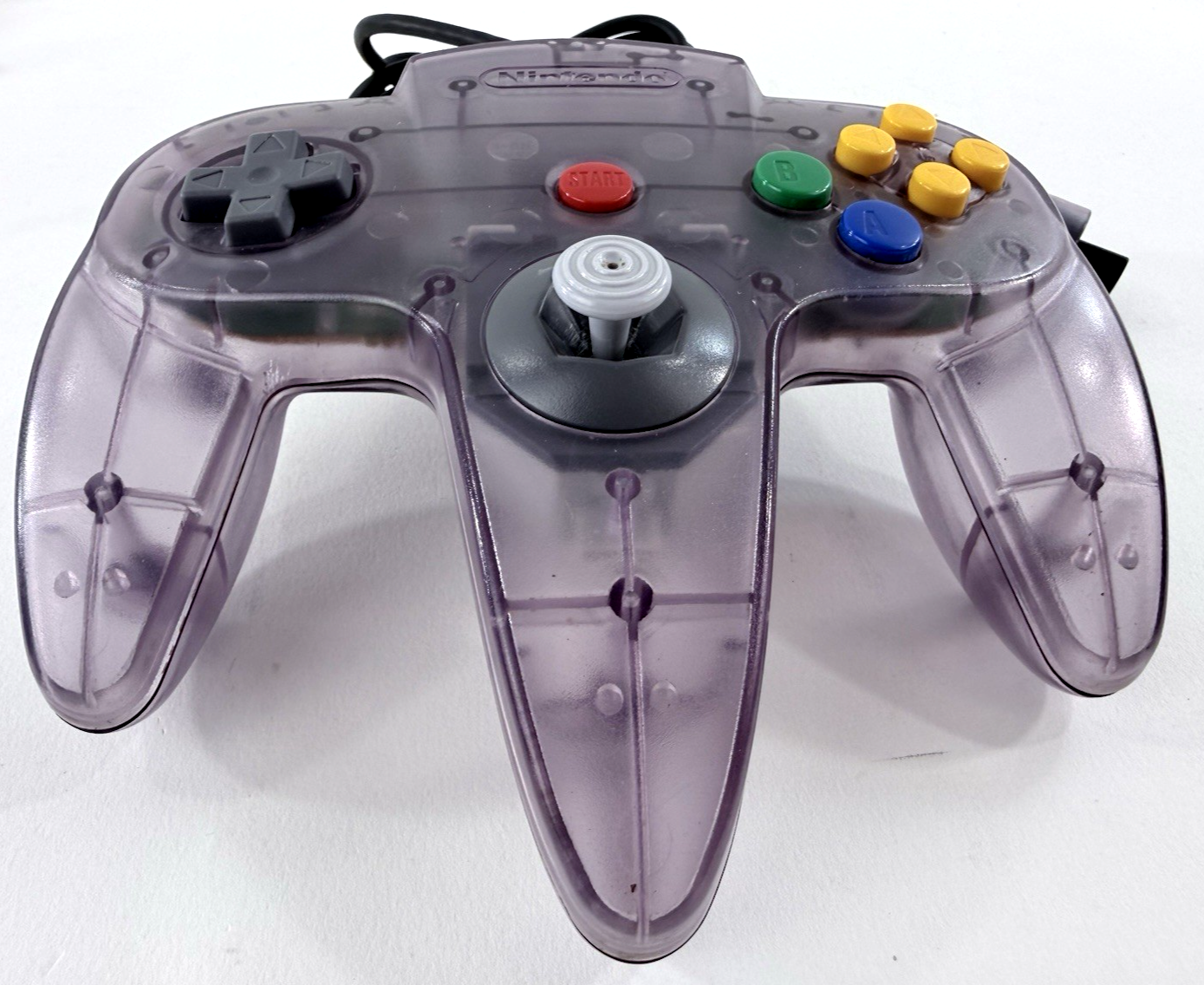 Nintendo 64 NUS-005 Funtastic Atomic Purple Controller - Tested and Working