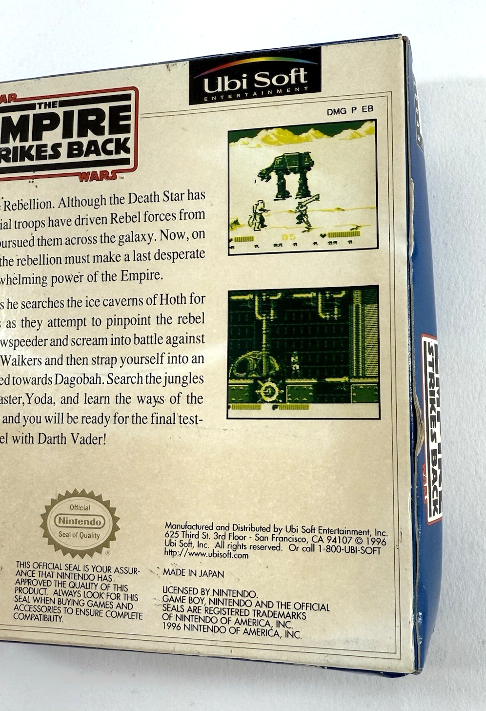Star Wars: The Empire Strikes Back (GameBoy, 1992) Game Box Manual Inserts