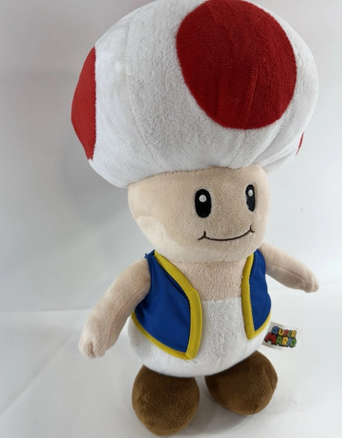 Nintendo 2017 Officially Licensed Super Mario Bros. 14" Toad Plush 3217